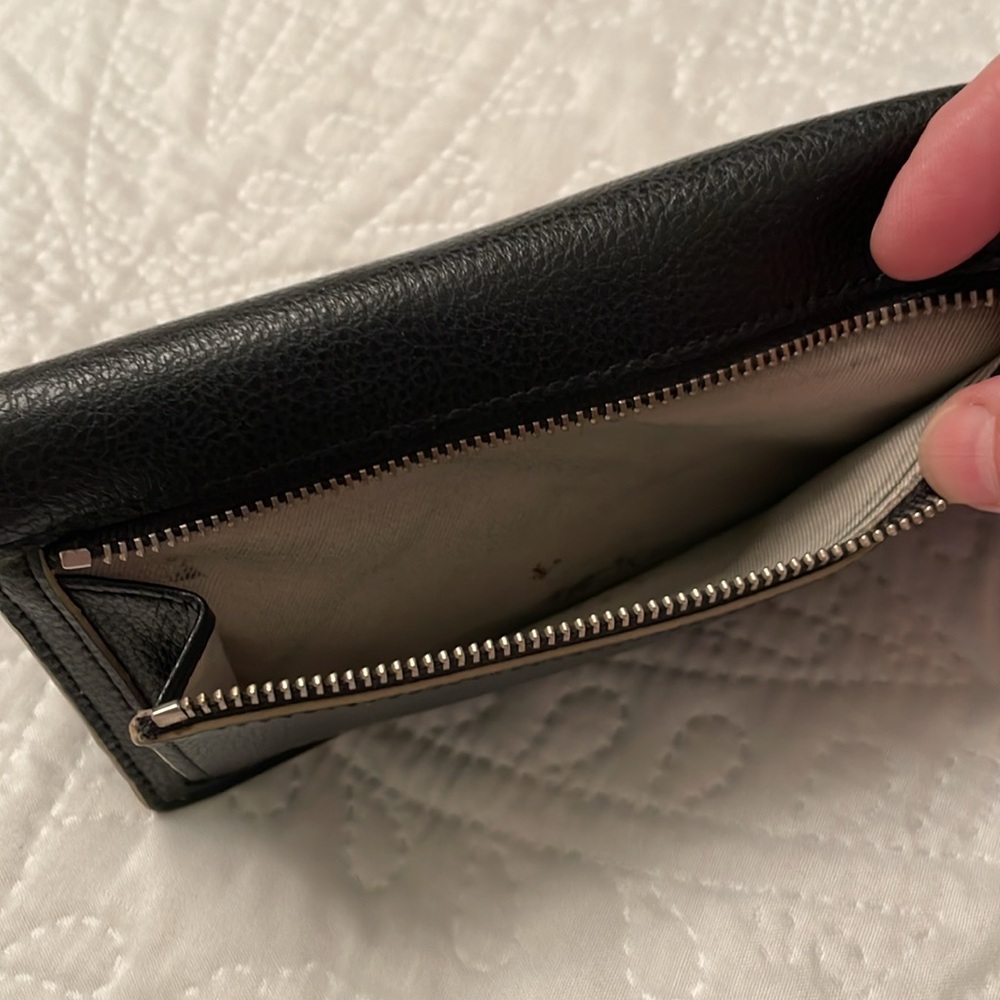 Lauren Ralph Lauren Cow Leather Long Bifold Wallet - Picture 11 of 17